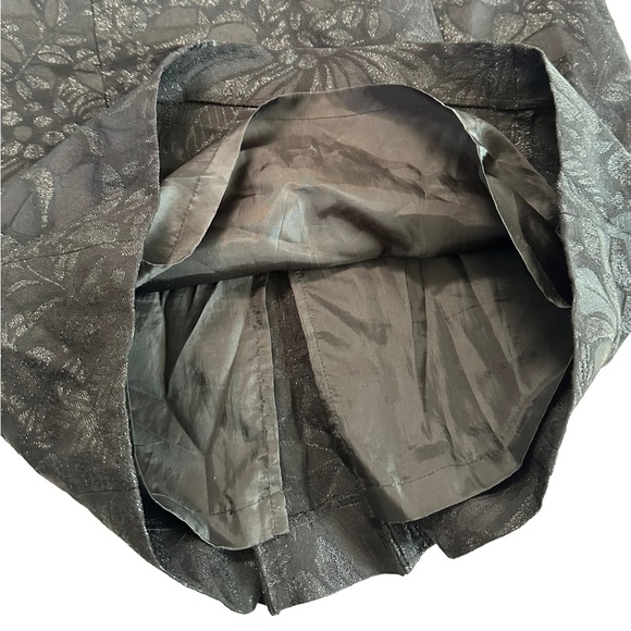 Jones New York Black Metallic Midi Dress Size 4 - Picture 17 of 17